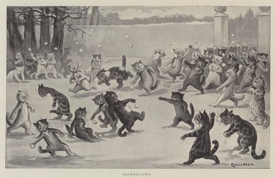 Lancio di Palle di Neve da Louis Wain
